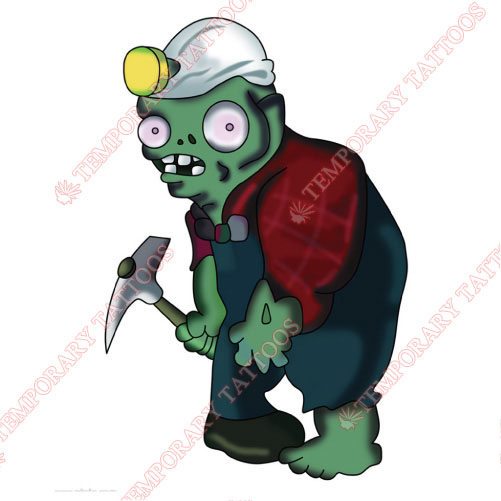 Plants vs Zombies Customize Temporary Tattoos Stickers NO.993